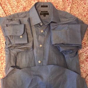 Neiman Marcus Long Sleeve Dress Shirt 15 1/2 34/35